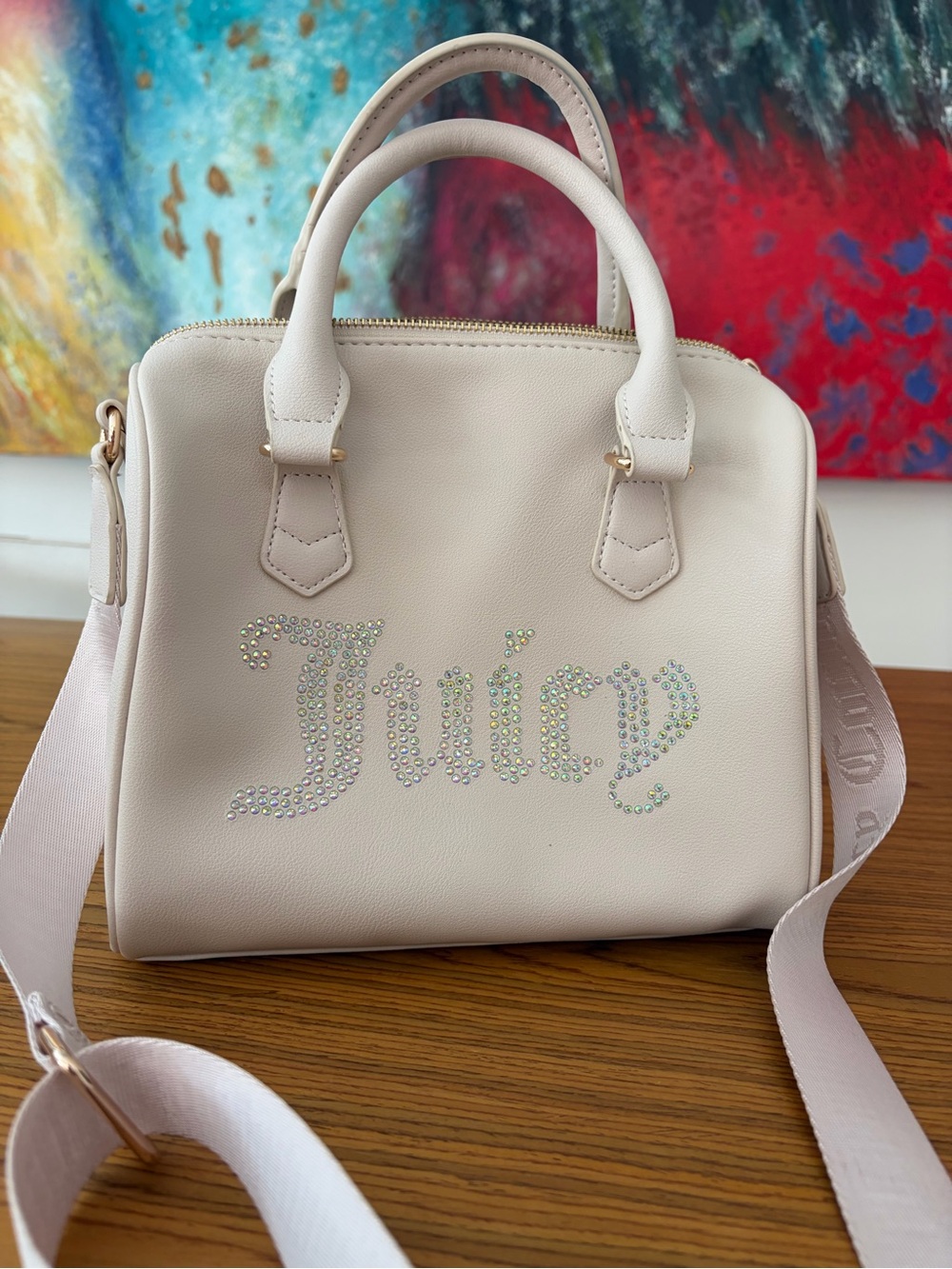 NWOT Juicy Couture barrel satchel